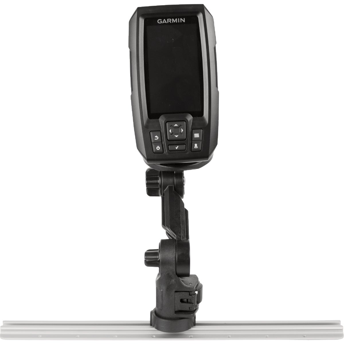 YakAttack Round Base Fish Finder Mount with Track Mounted LockNLoad Mounting System