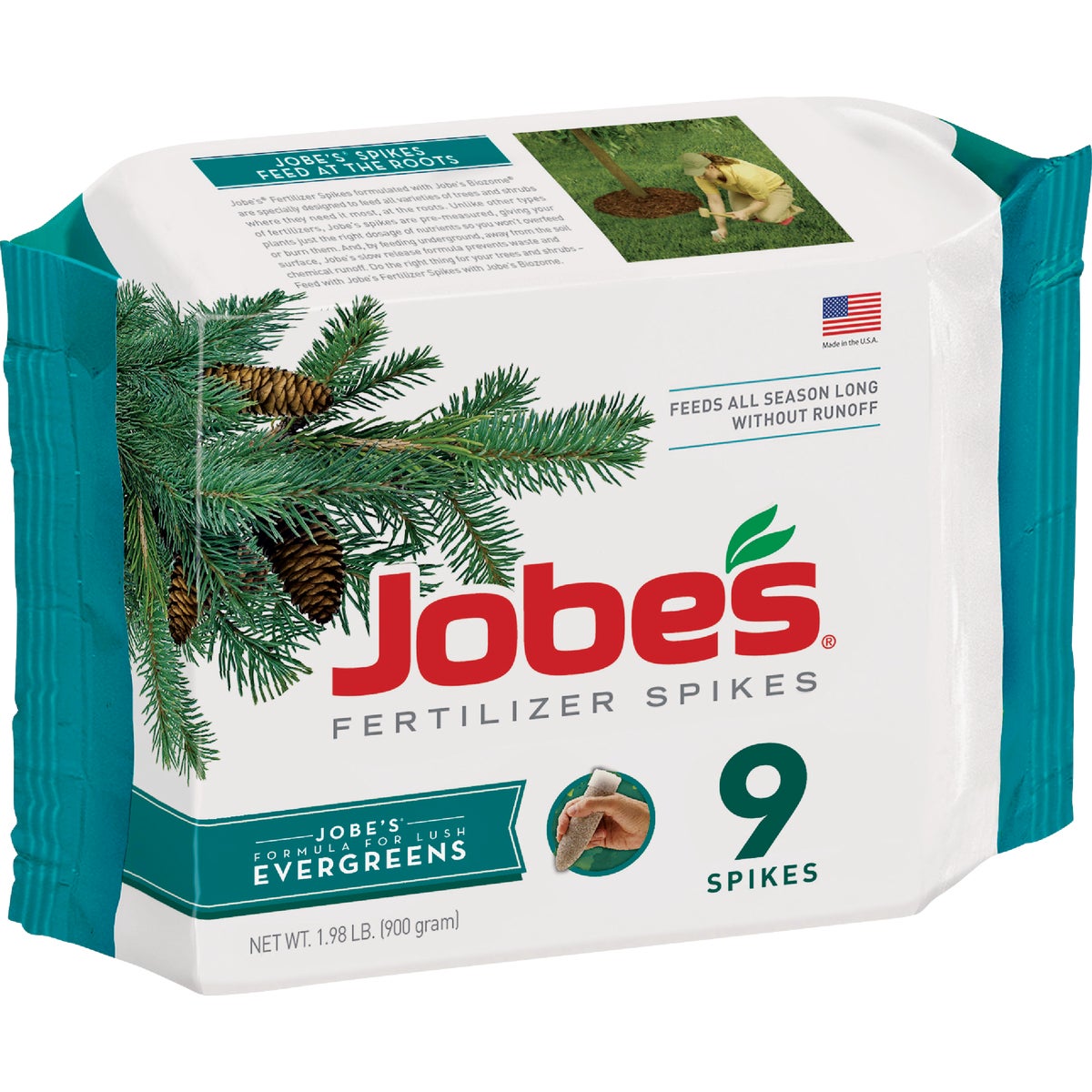 Jobe's 11-3-4 Evergreen Fertilizer Spikes (9-Pack)