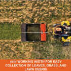 Agri-Fab 44 In. Wide Offset Steel Tow-Behind Lawn Sweeper Image 6