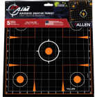 Allen EZ Aim 12 In. Square Adhesive Sight-In Splash Reactive Target (5-Pack) Image 2