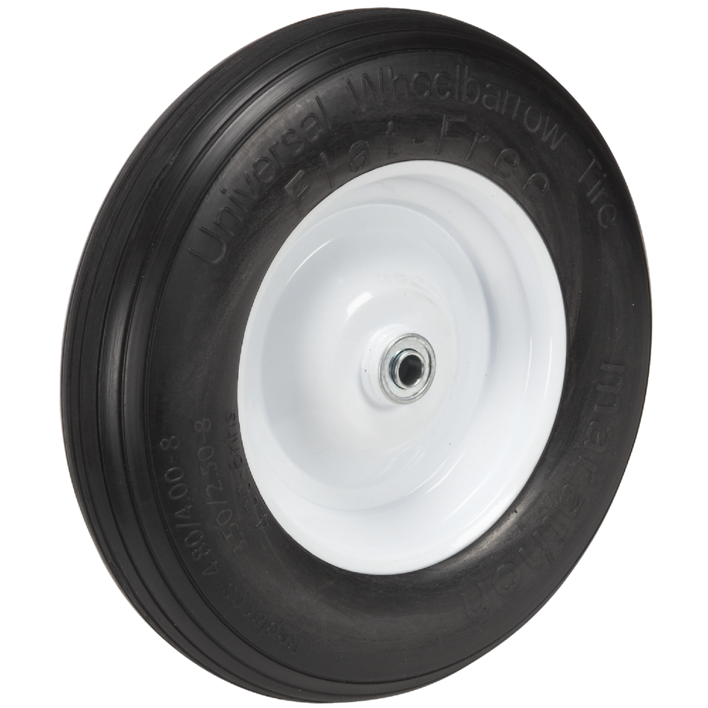 Marathon 14.5 In. Universal Flat Free Wheelbarrow Wheel Image 3