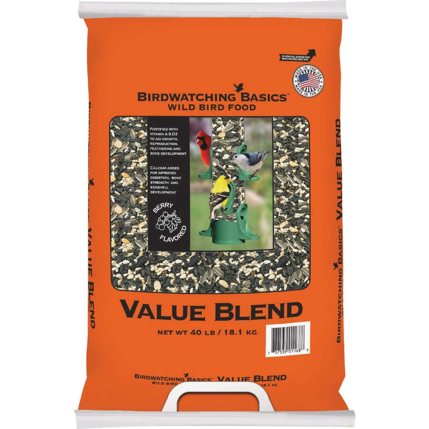 Birdwatching Basics 40 Lb. Value Blend Wild Bird Food Image 1