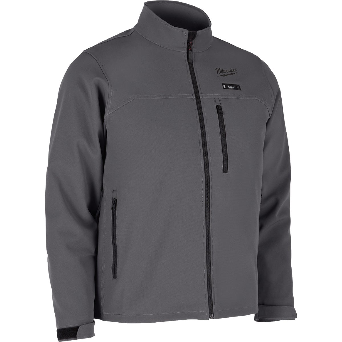 Milwaukee M12 TOUGHSHELL Men's Gray Cordless Heated Jacket, 2XL Image 3