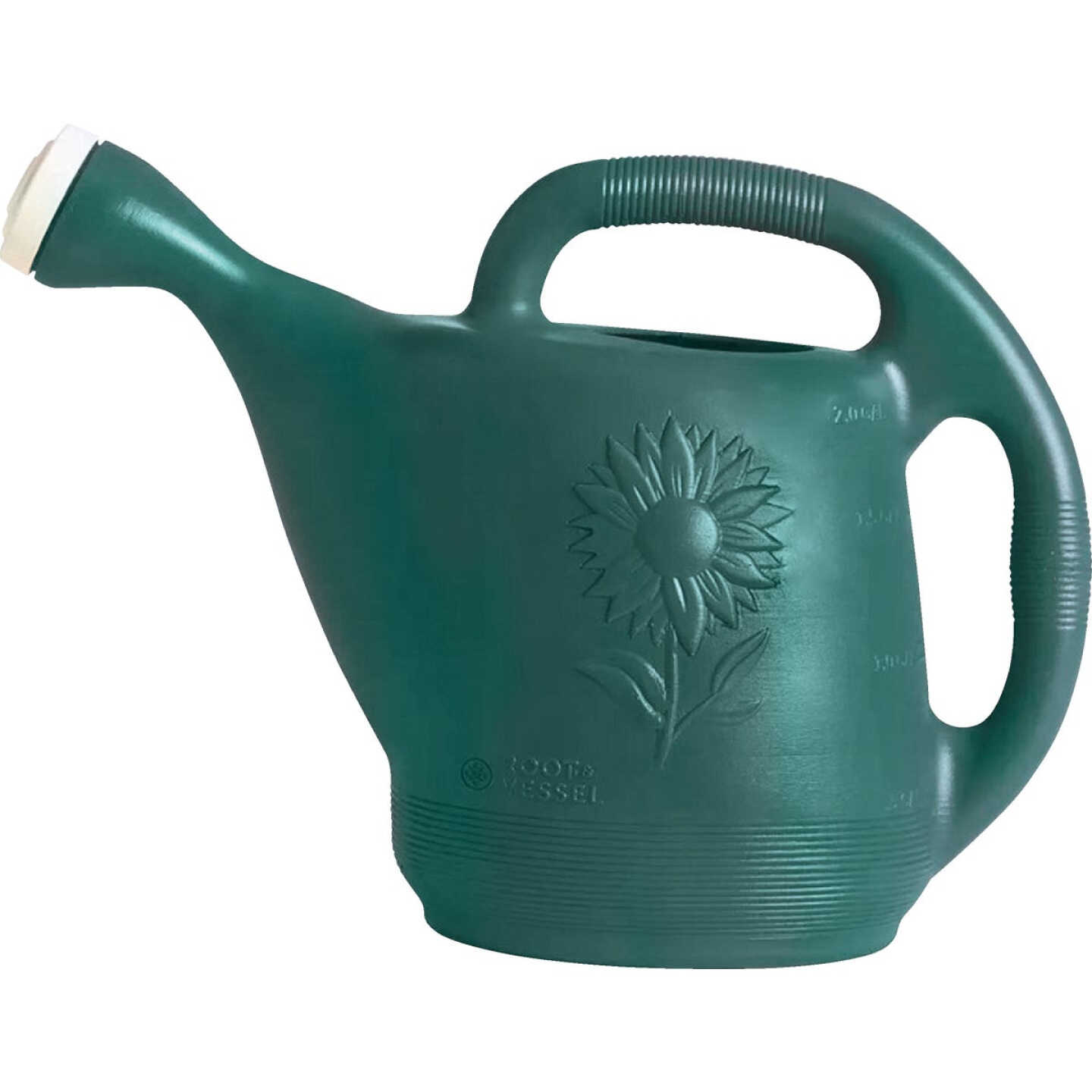 Novelty 2 Gal. Green Poly Classic Watering Can Image 1