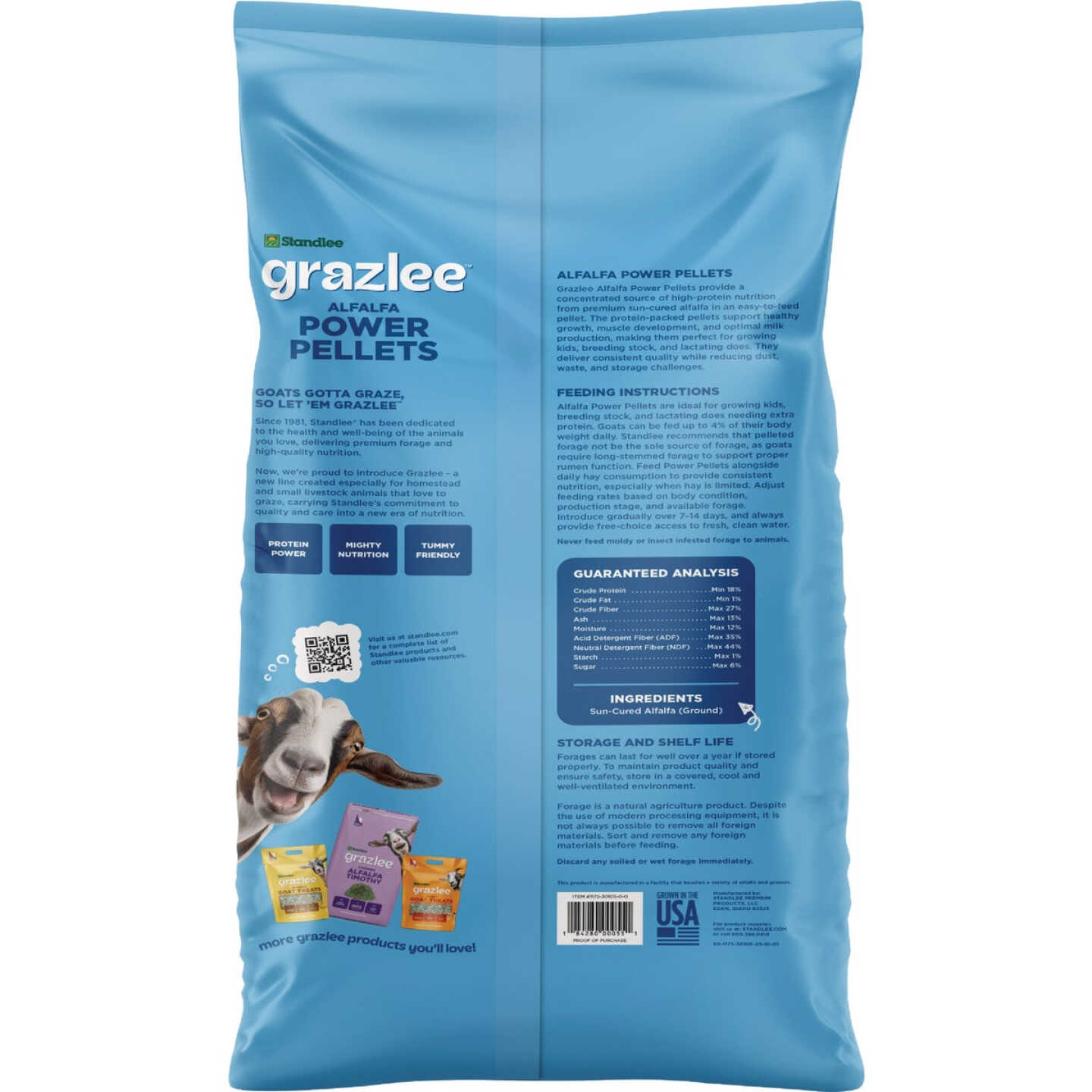 Standlee Grazlee 40 Lb. Goat Power Pellets Image 2