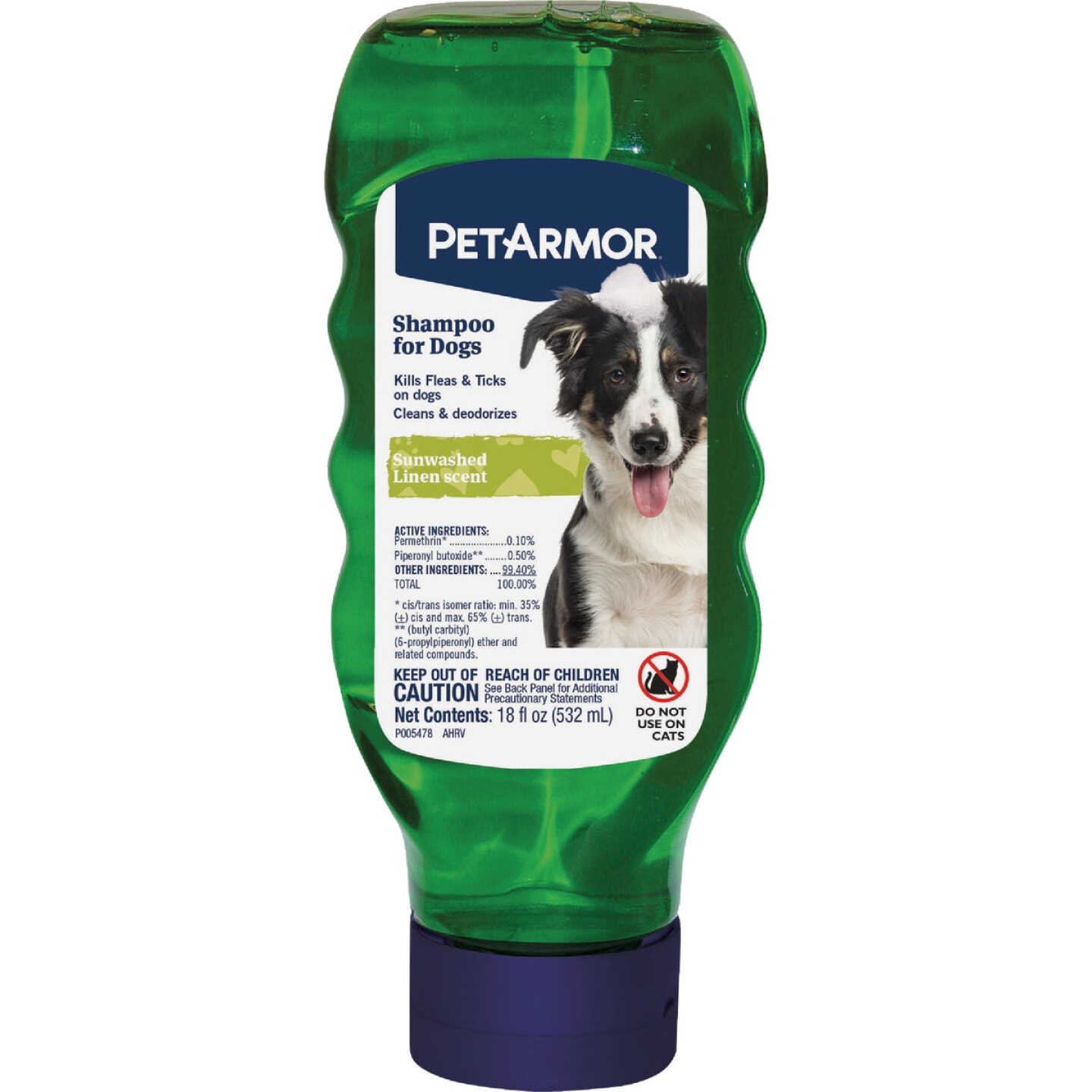 PetArmor 18 Oz. Sunwashed Linen Scent Flea & Tick Dog Shampoo Image 1
