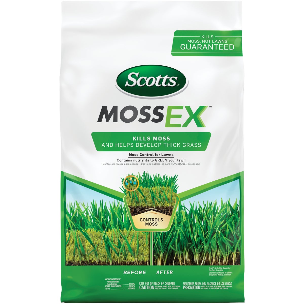 Scotts MossEx 18.37 Lb. 5000 Sq. Ft. Moss Killer For Lawns  Image 1