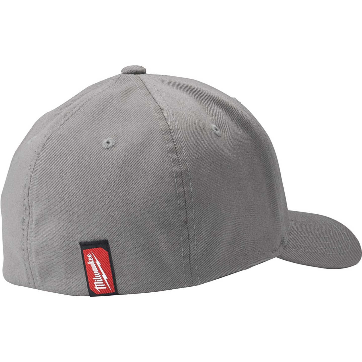 Milwaukee FlexFit Gray Fitted Hat, S/M Image 2