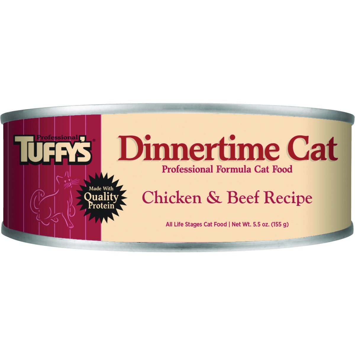 Tuffy's Dinnertime 5.5 Oz. Chicken & Beef Cat Food