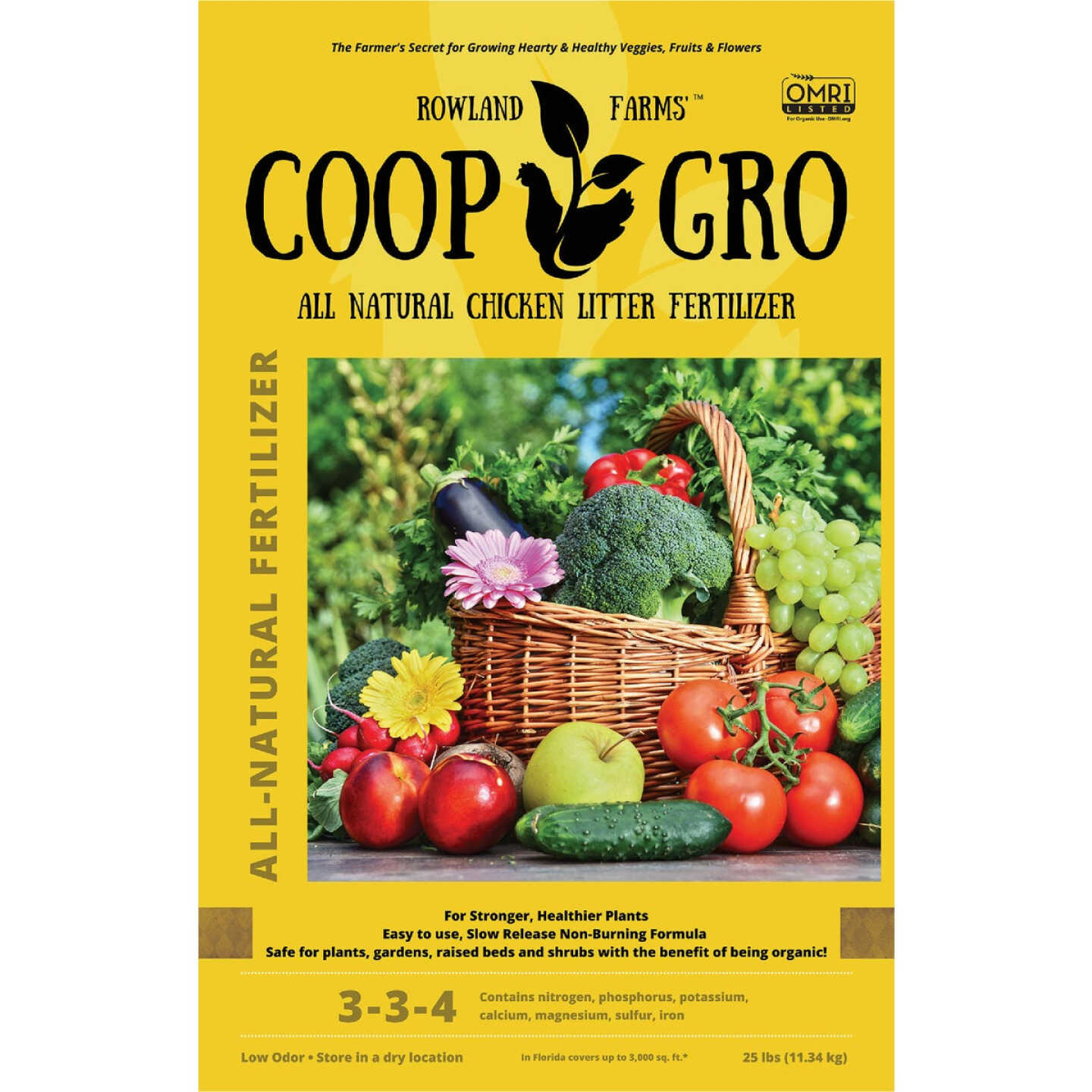 Coop Gro 25 Lb. Pelletized Organic Chicken Litter Fertilizer Image 1