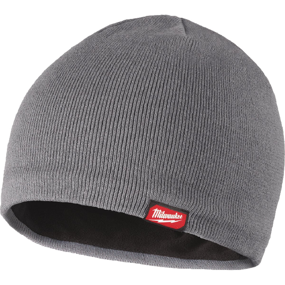 Milwaukee Gray Fleece-Lined Acrylic Beanie Sock Cap