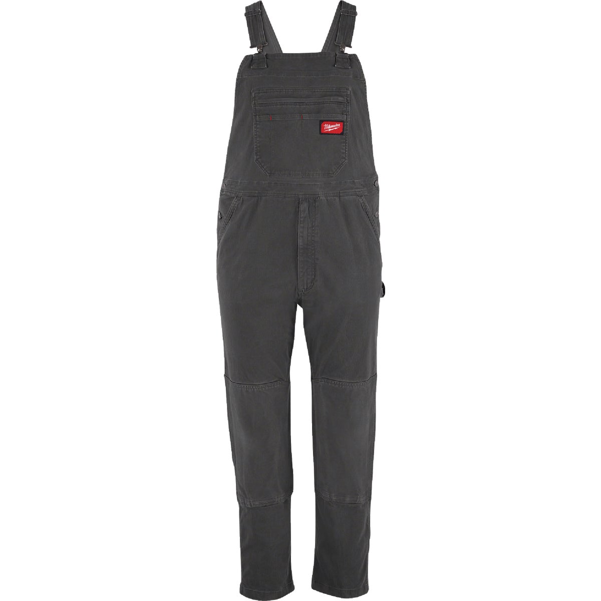 Milwaukee FREEFLEX Men's 36x30 Gray Unlined Bib Overalls Image 1