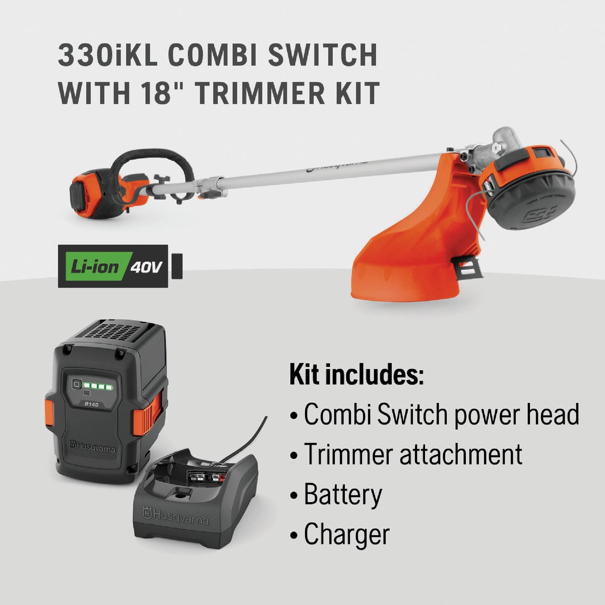 Husqvarna 330iLK Combi-Switch & String Trimmer Kit Image 2