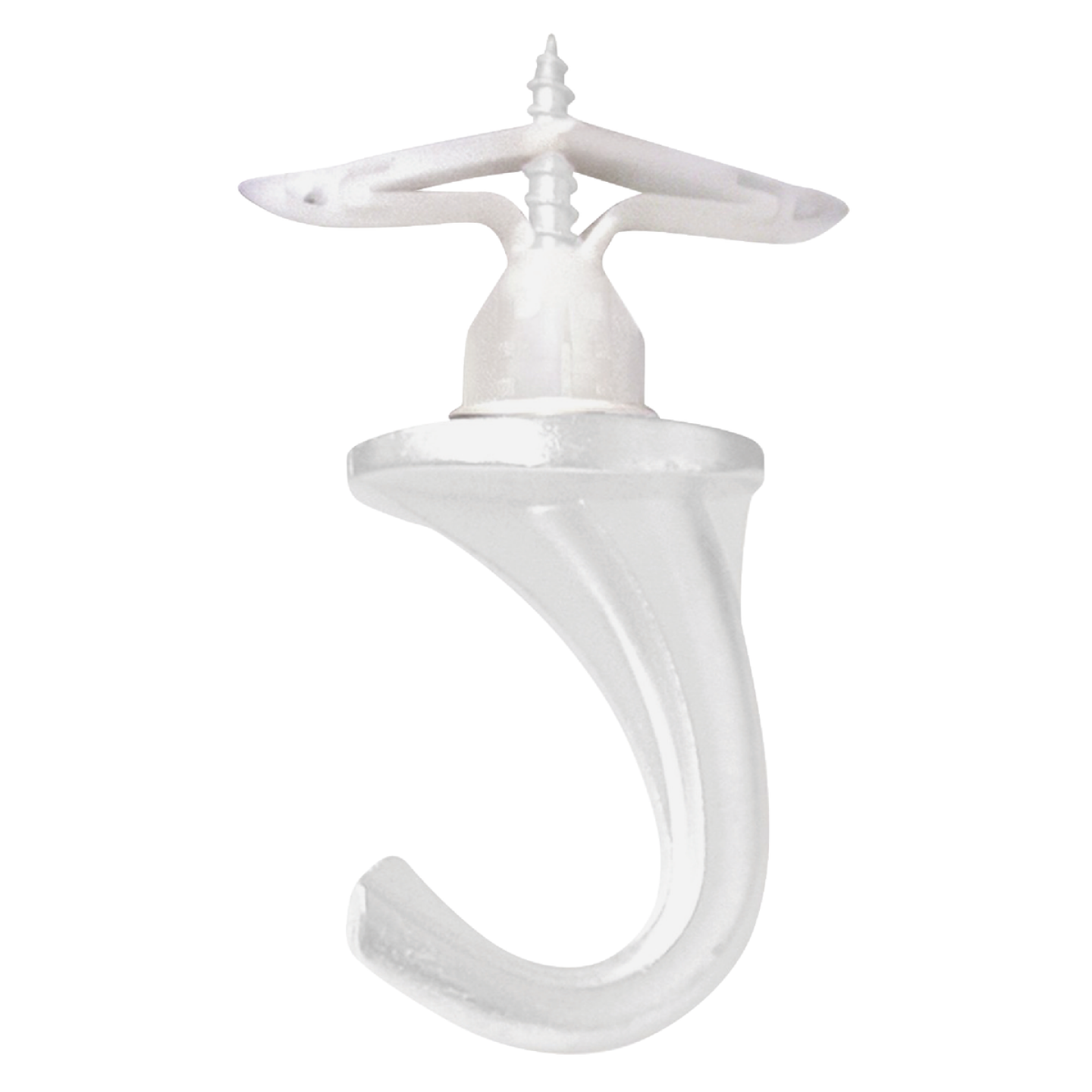 Hillman Anchor Wire Versa Large, 1 Hook & 1 Anchor White Nylon Swag Hook Image 1