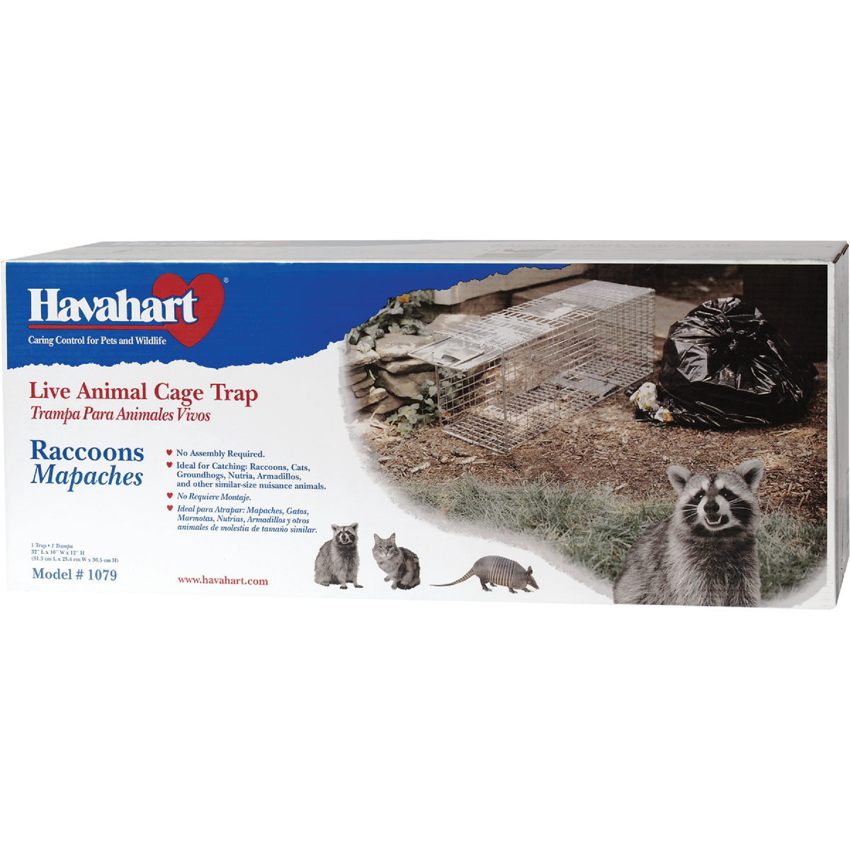 Havahart Professional Galvanized Steel 32 In. Large Live Animal Trap Image 2