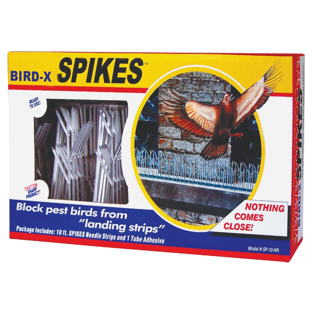 Bird X Polycarbonate Plastic 3 Ft. W. x 1 Ft. L. Bird Control Spikes Image 2