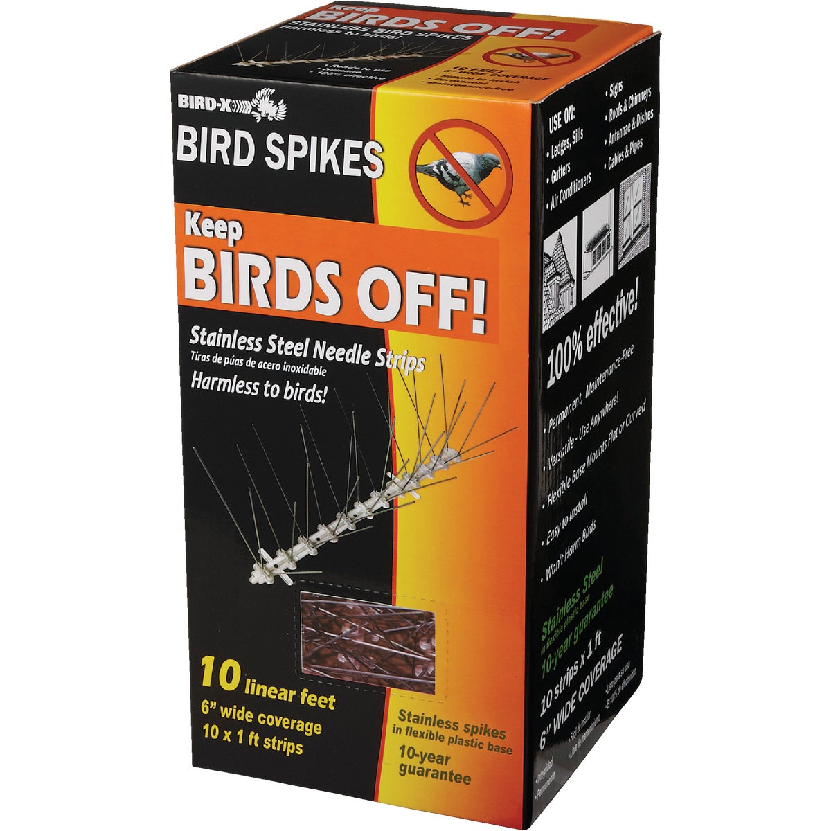 Bird X Stainless Steel 10 Ft. L. Bird Control Spikes Image 4