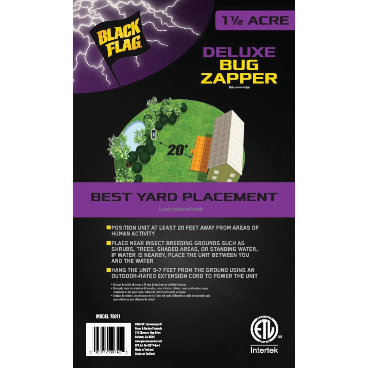 Black Flag 5500V Deluxe Bug Zapper Image 5