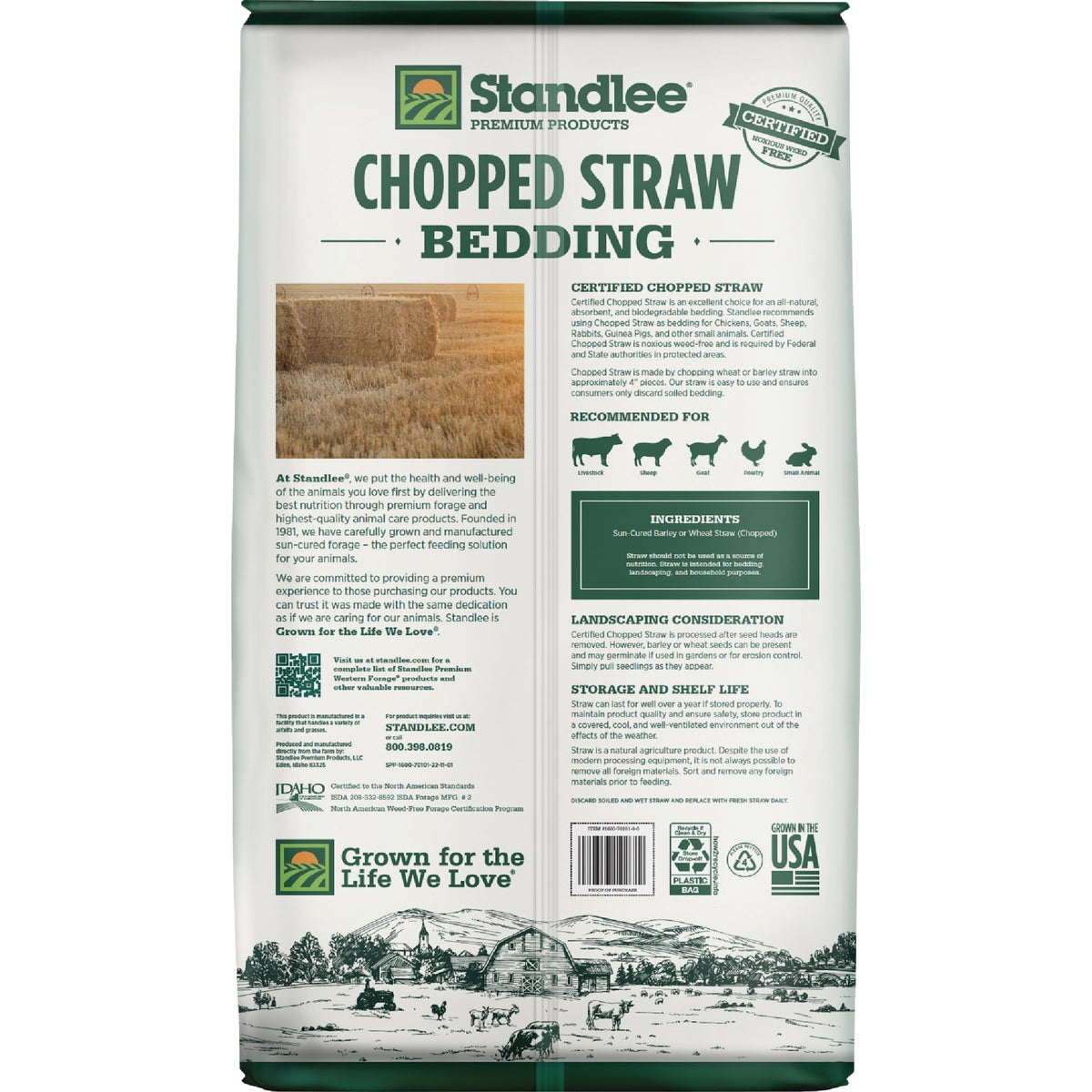 Standlee Premium Western Forage 25 Lb. Certified Chopped Straw Image 8