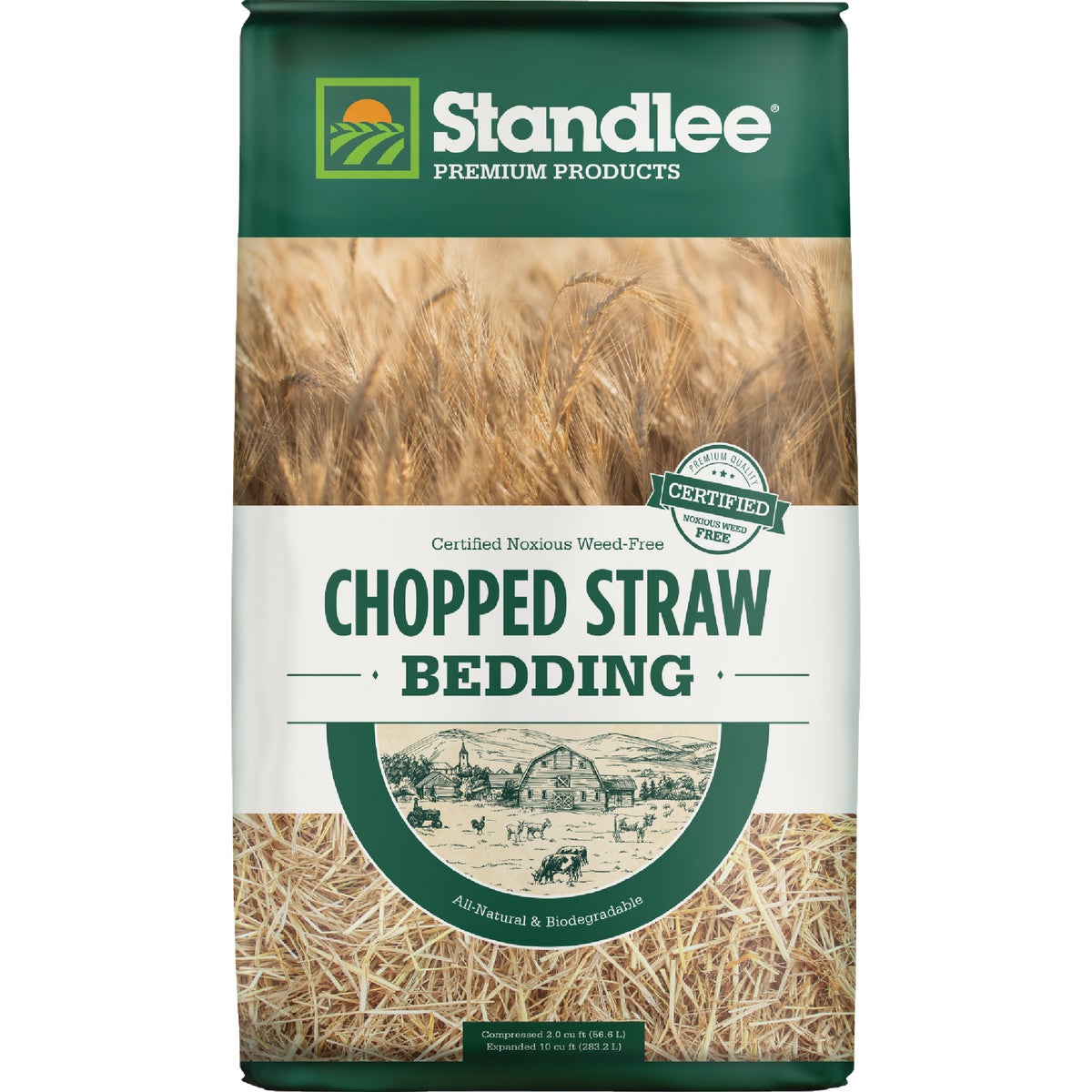 Standlee Premium Western Forage 25 Lb. Certified Chopped Straw