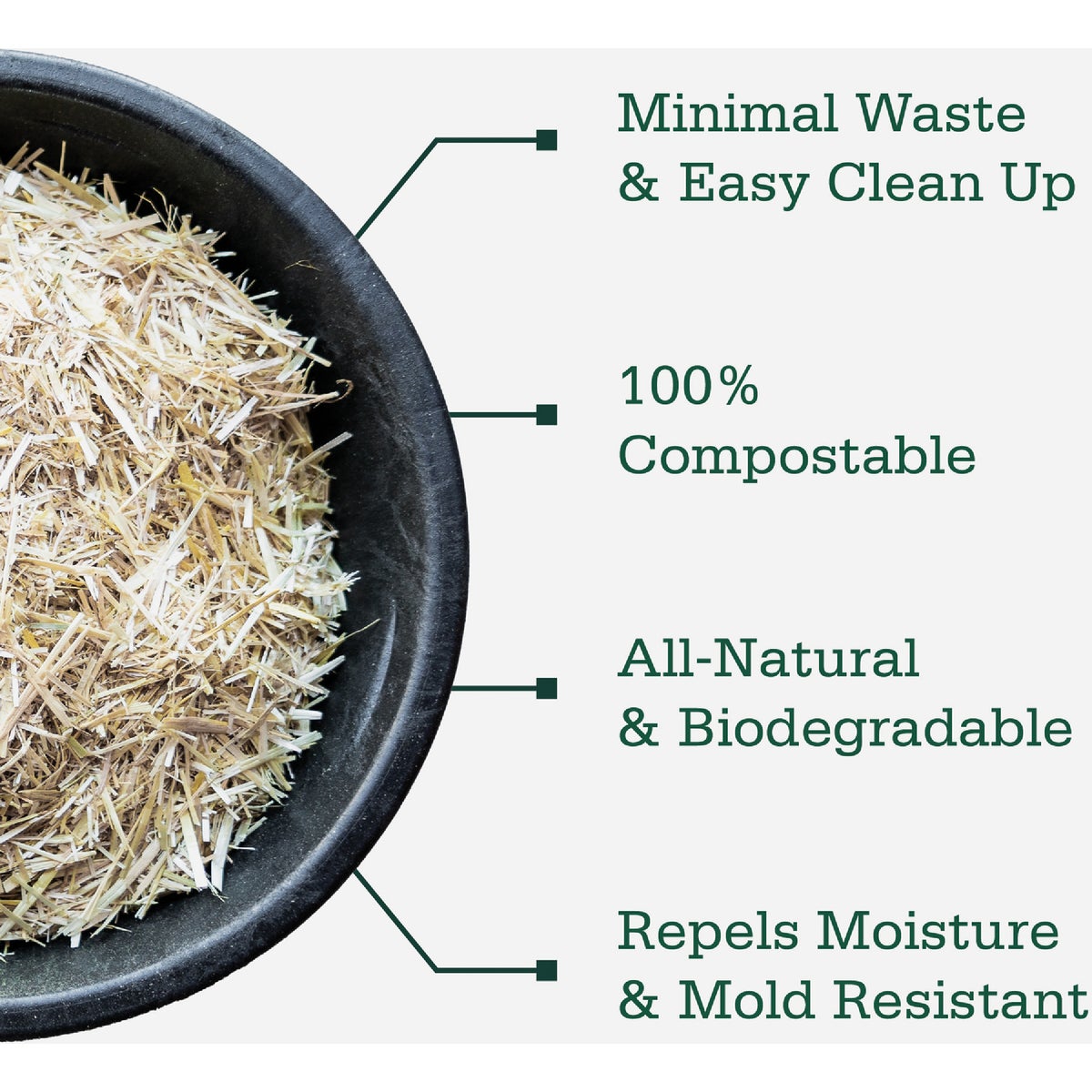 Standlee Premium Western Forage 25 Lb. Certified Chopped Straw Image 2