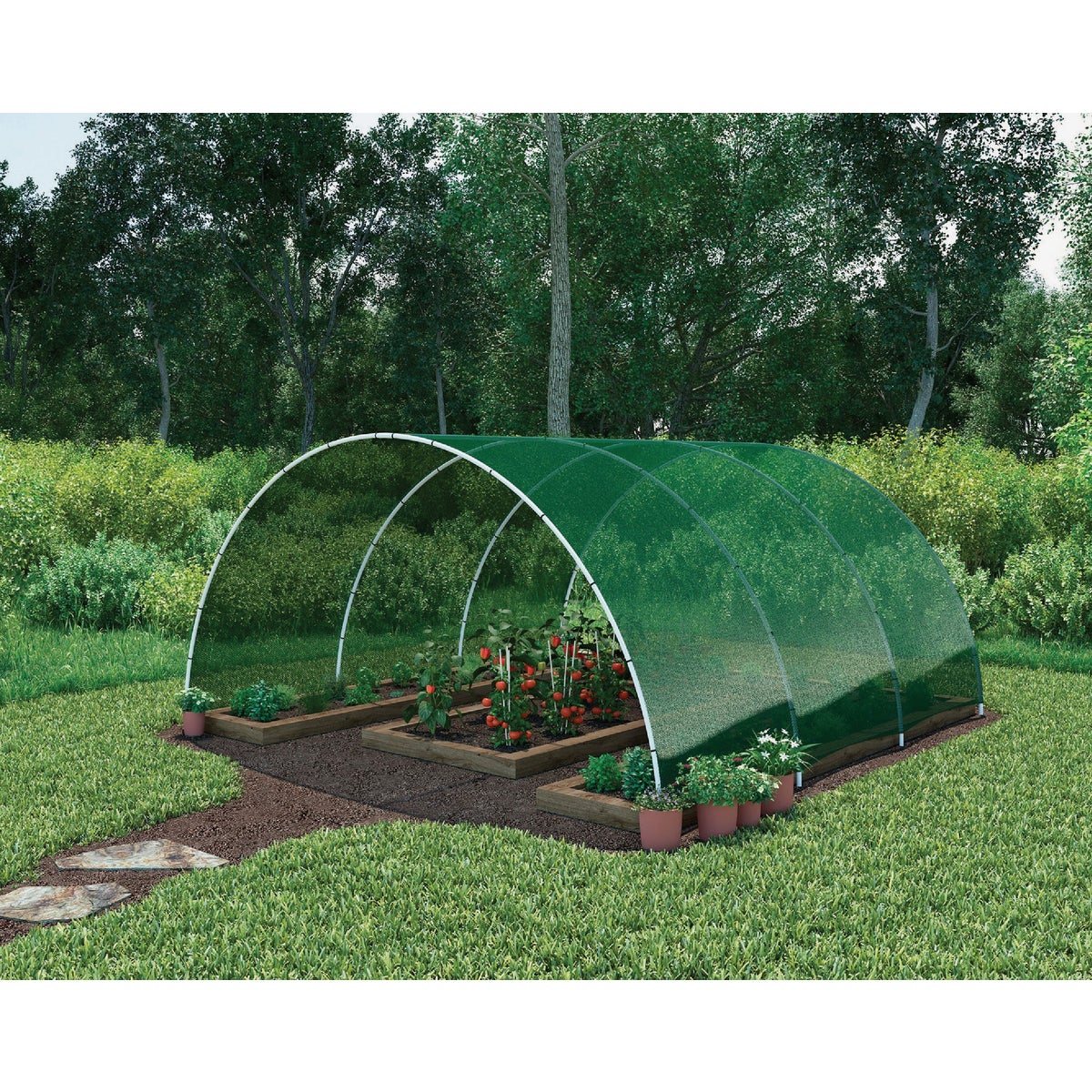 Coolaroo 6 Ft. W. x 15 Ft. L. Rainforest 50 % UV Shade Fabric Image 4