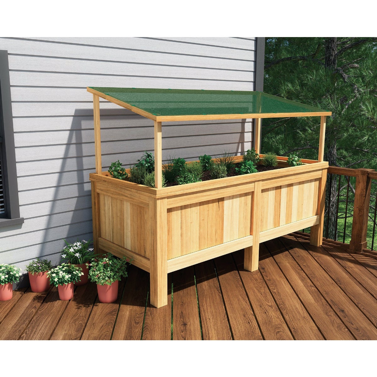 Coolaroo 6 Ft. W. x 15 Ft. L. Rainforest 50 % UV Shade Fabric Image 2