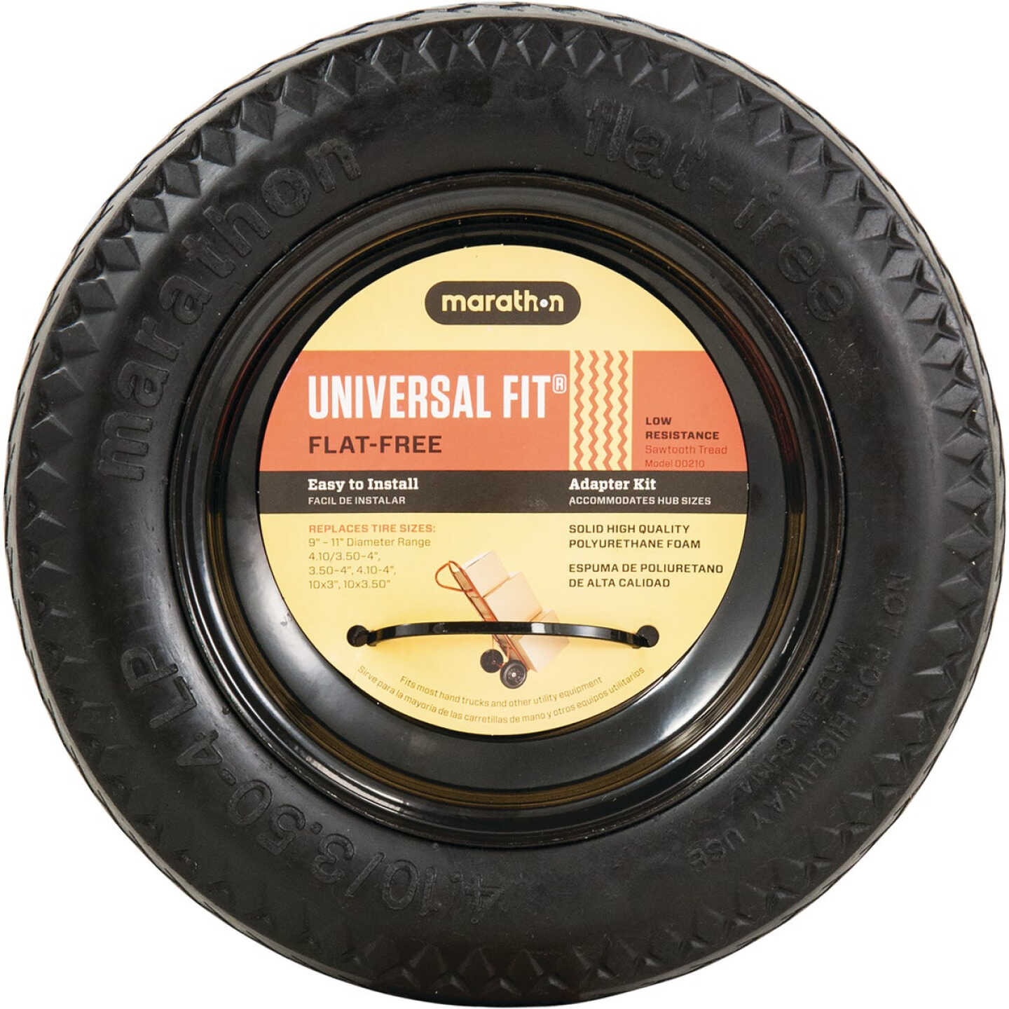 Marathon Universal Flat-Free Hand Truck Tire Image 2