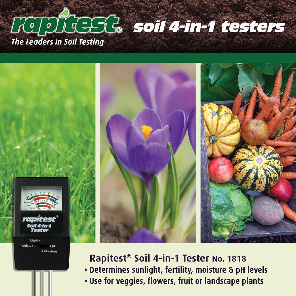 Rapitest 4-In-1 Mini Soil Tester Image 3