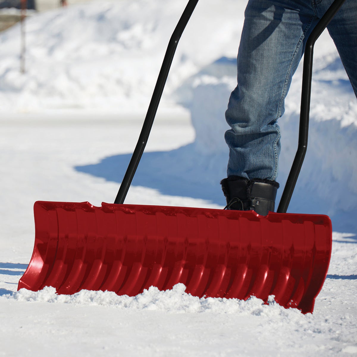 Garant Yukon 36 In. Poly Snow Pusher with 42.5 In. Steel Handle Image 3