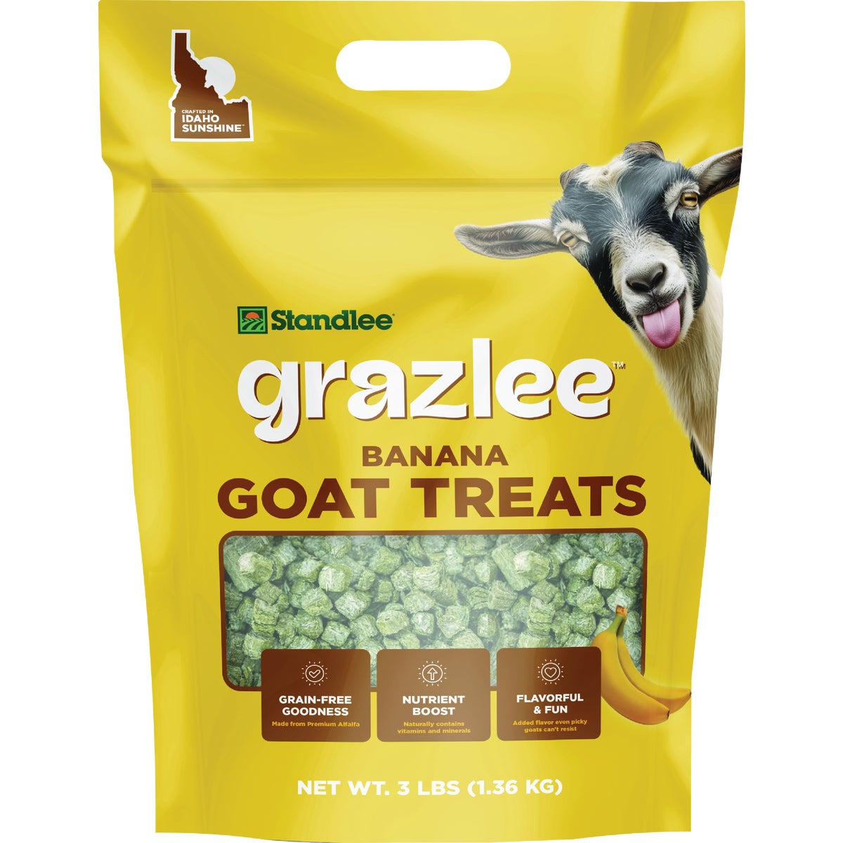 Standlee Grazlee 3 Lb. Banana Goat Treat Image 1