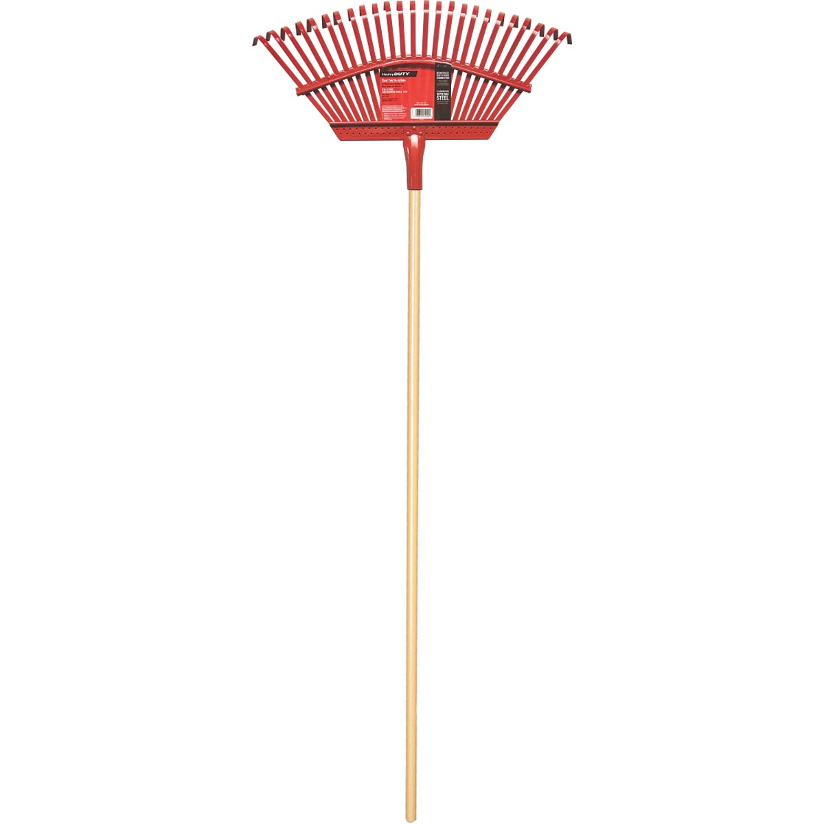 Corona 19 In. Steel Head Lawn and Leaf Rake with 54 In. Wood Handle (25-Tine) Image 2