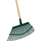 Corona 19 In. Steel Head Lawn and Leaf Rake with 54 In. Wood Handle (25-Tine) Image 1