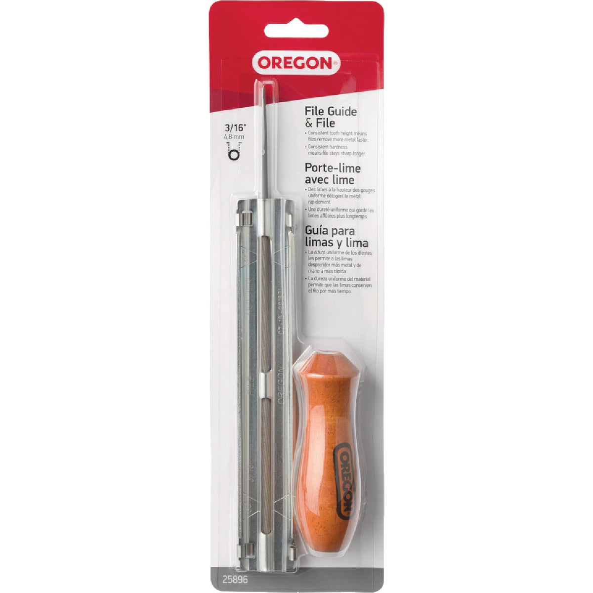 Oregon 3/16 In. Chainsaw File Guide Image 5