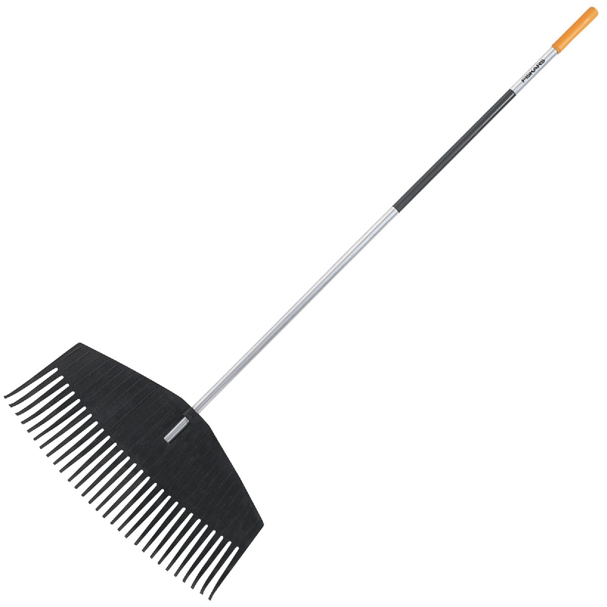 Fiskars 24 In. Poly Leaf Rake with 60 In. Aluminum Handle (29-Tine)