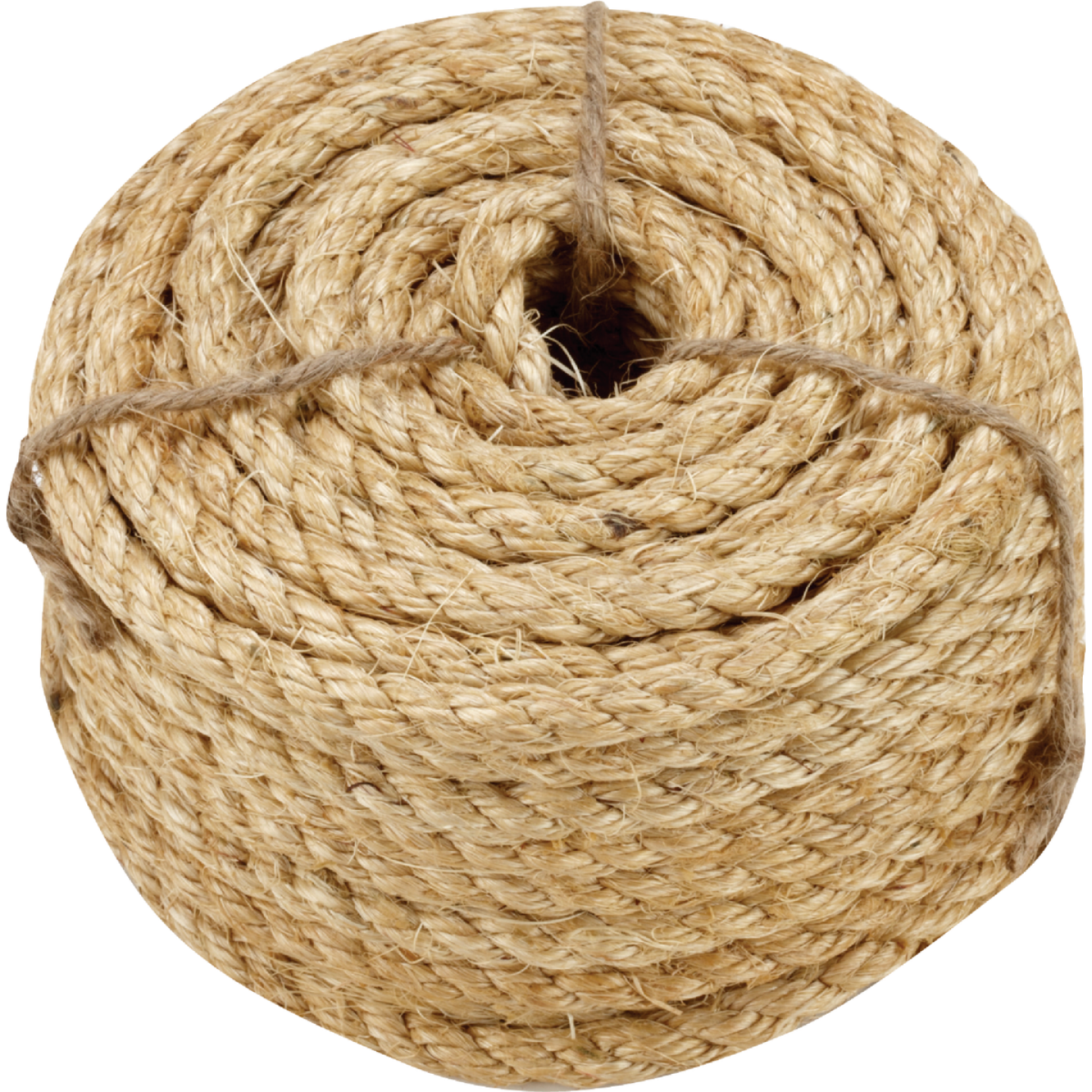 Do it Best 3/8 In. x 50 Ft. Natural Twisted Sisal Fiber Packaged Rope Image 1