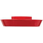 Farm-Tuff 1 Qt. Screw-On Red Polypropylene Poultry Waterer Base Image 2