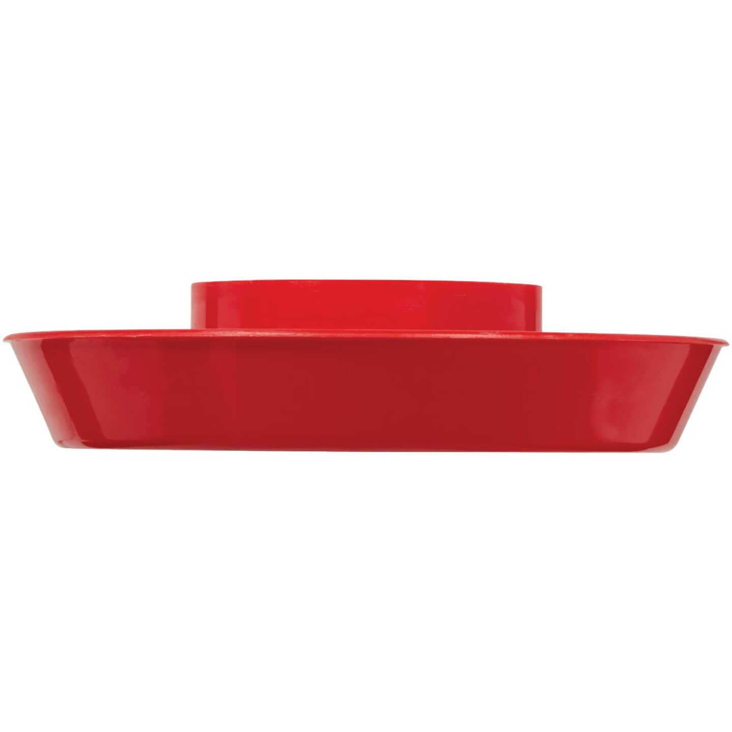 Farm-Tuff 1 Qt. Screw-On Red Polypropylene Poultry Waterer Base Image 2