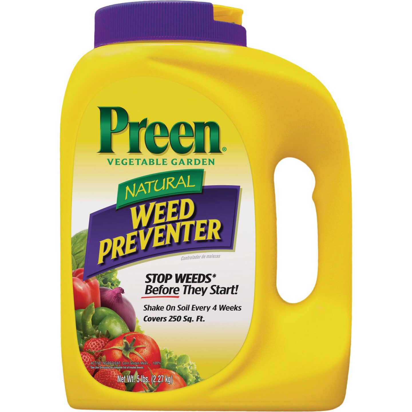 Preen 5 Lb. Ready To Use Granules Natural Vegetable Garden Weed Preventer Image 1