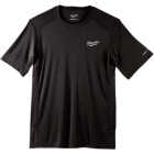 Milwaukee WorkSkin Men's Medium Black Short Sleeve Lightweight Performance Shirt Image 6