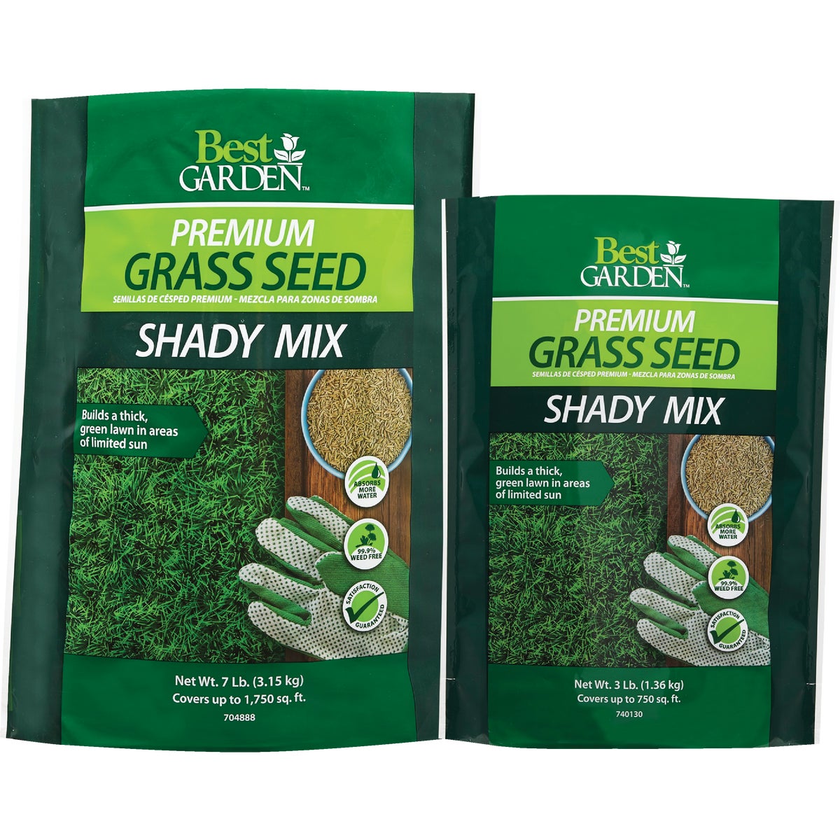 Best Garden 3 Lb. 900 Sq. Ft. Coverage Shady Grass Seed Image 2