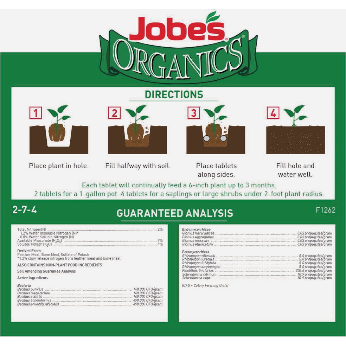 Jobe's Organics Fast Start Planting Tablets (20-Pack) Image 3