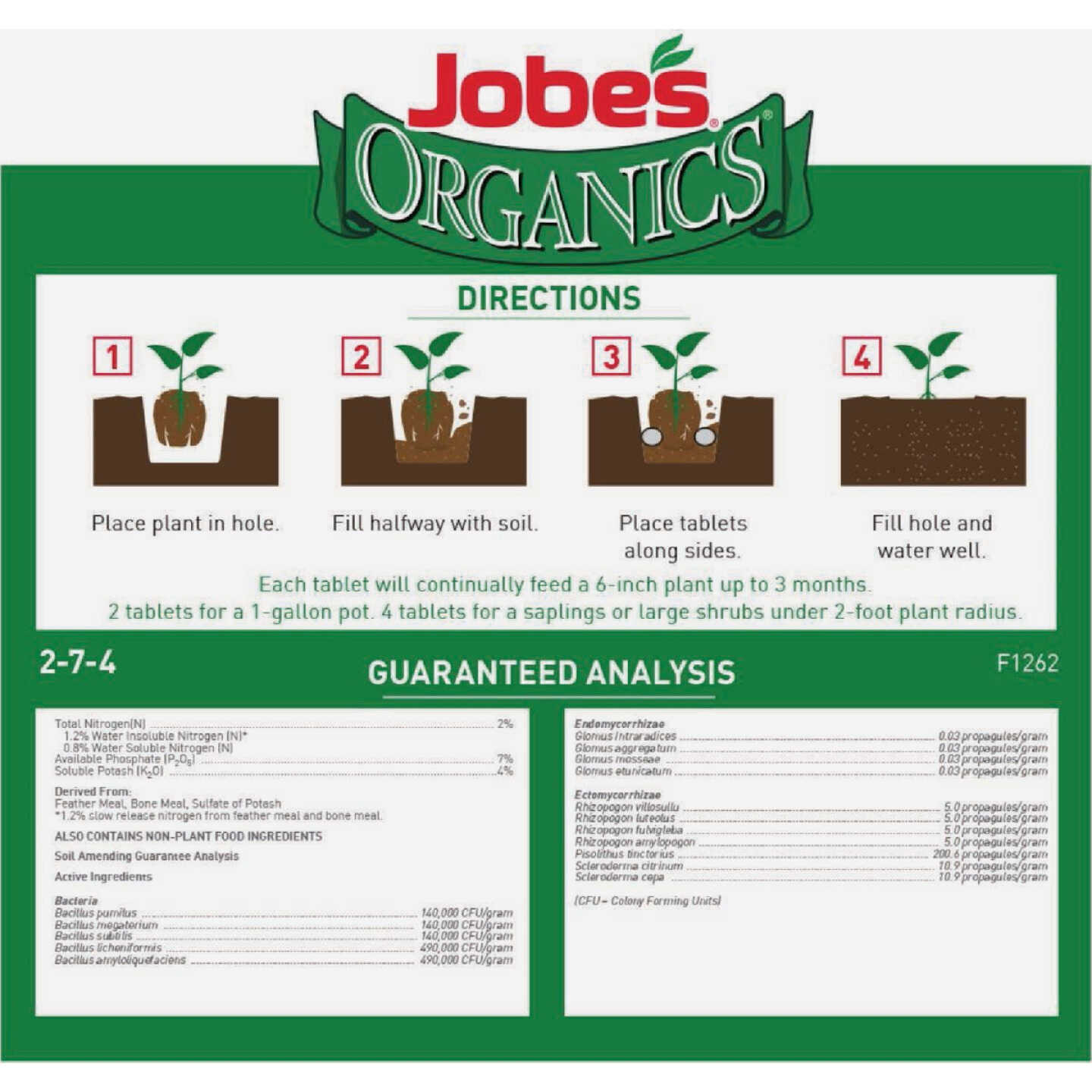 Jobe's Organics Fast Start Planting Tablets (20-Pack) Image 3