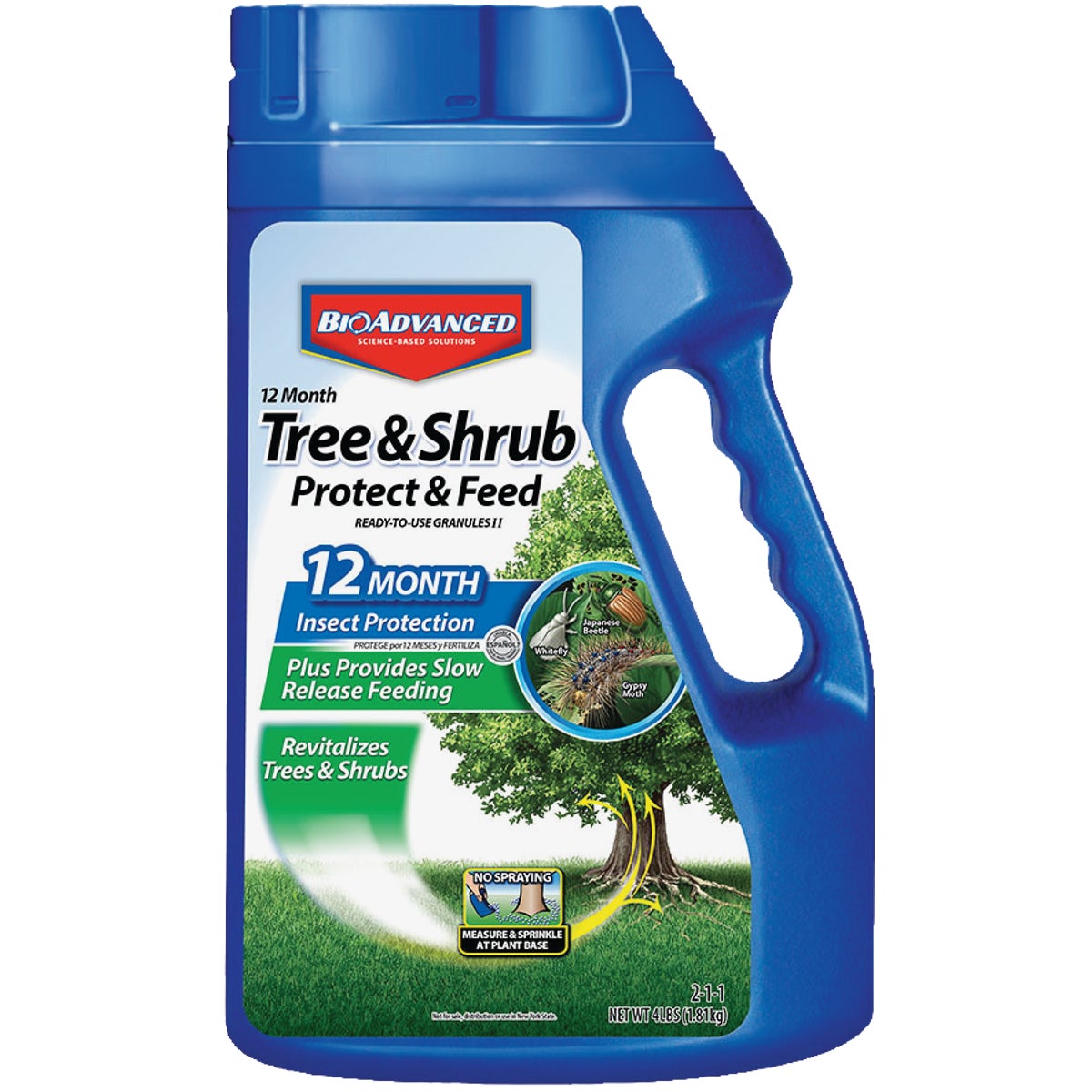 BioAdvanced 4 Lb. Ready To Use Granules Tree & Shrub Protect & Feed Insect Killer Image 1