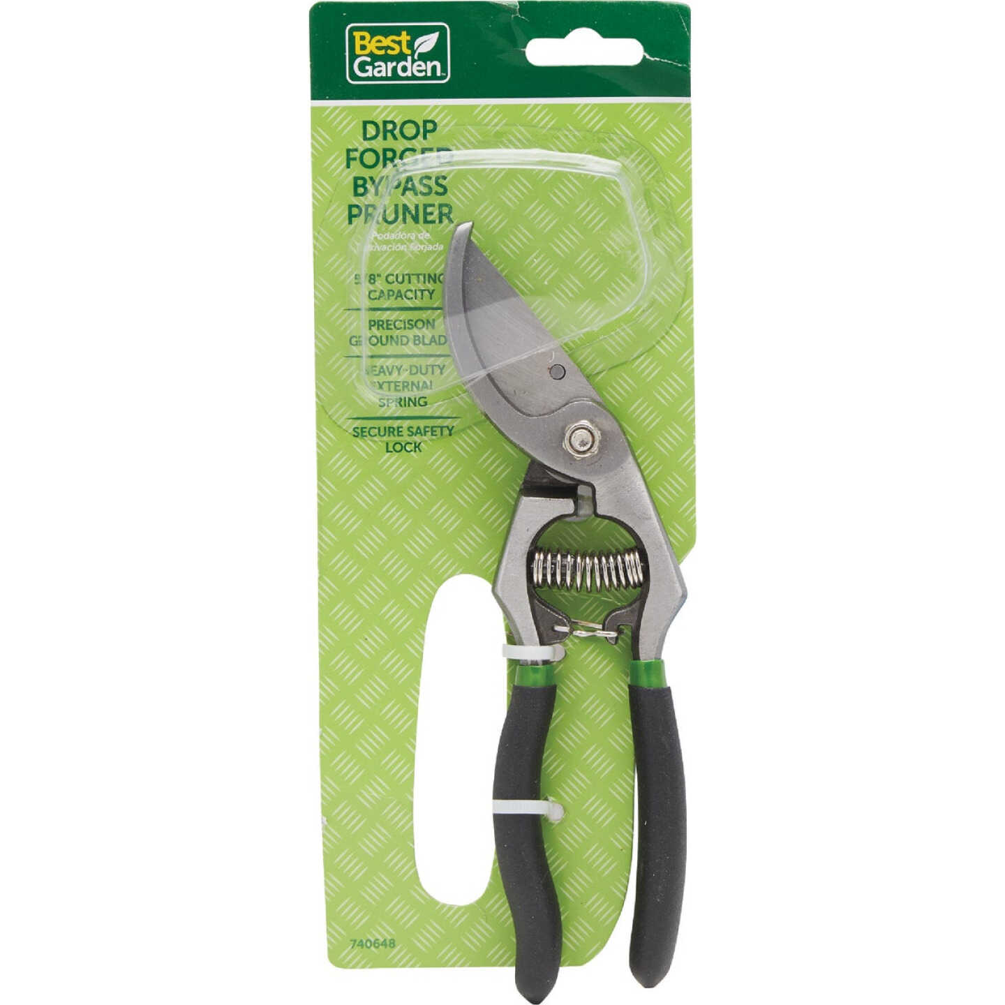 Best Garden 8.25 In. Drop Forge Bypass Pruner Image 2