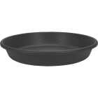 HC Companies 10 In. Black Classic Saucer Image 1