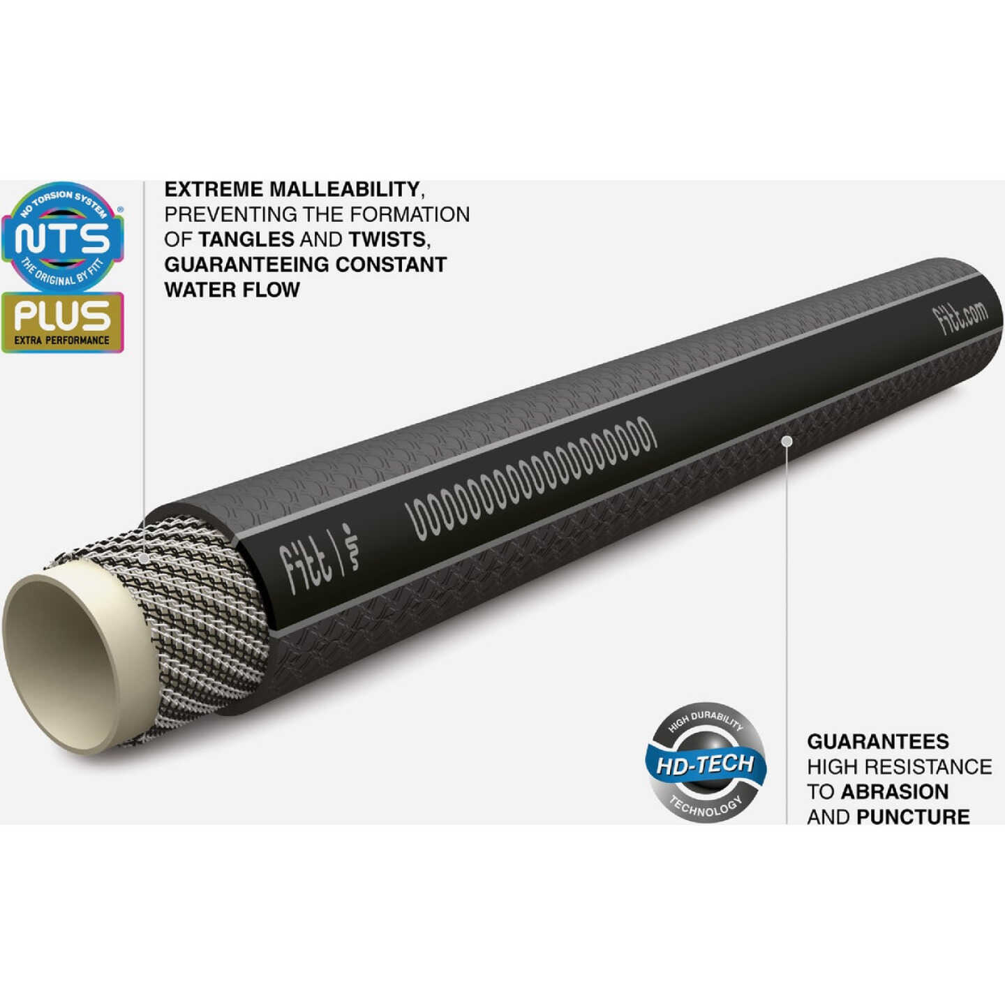 Fitt Force PRO 5/8 In. Dia. X 50 Ft. L. Drinking Water Safe Commercial Grade Garden Hose Image 7