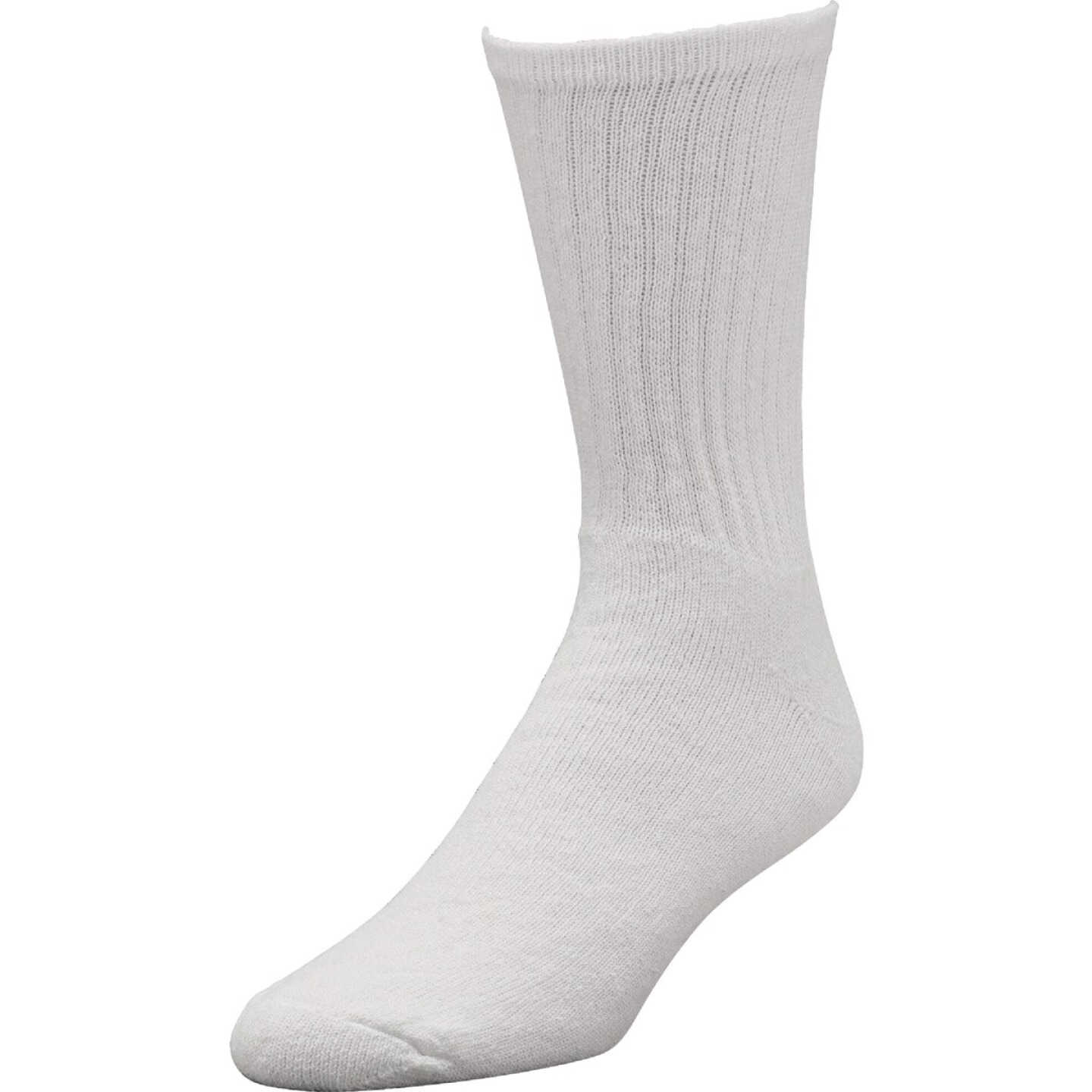 Railroad Sock White Crew Sock (6-Pack) Image 1