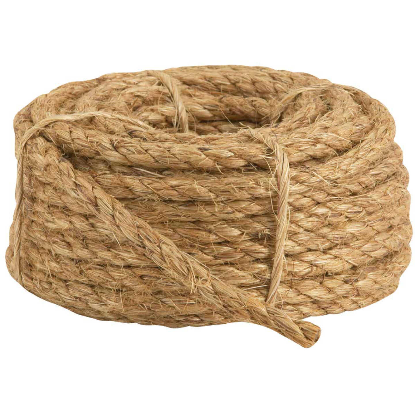 Do it Best 3/8 In. x 50 Ft. Natural Twisted Manila Fiber Packaged Rope Image 2