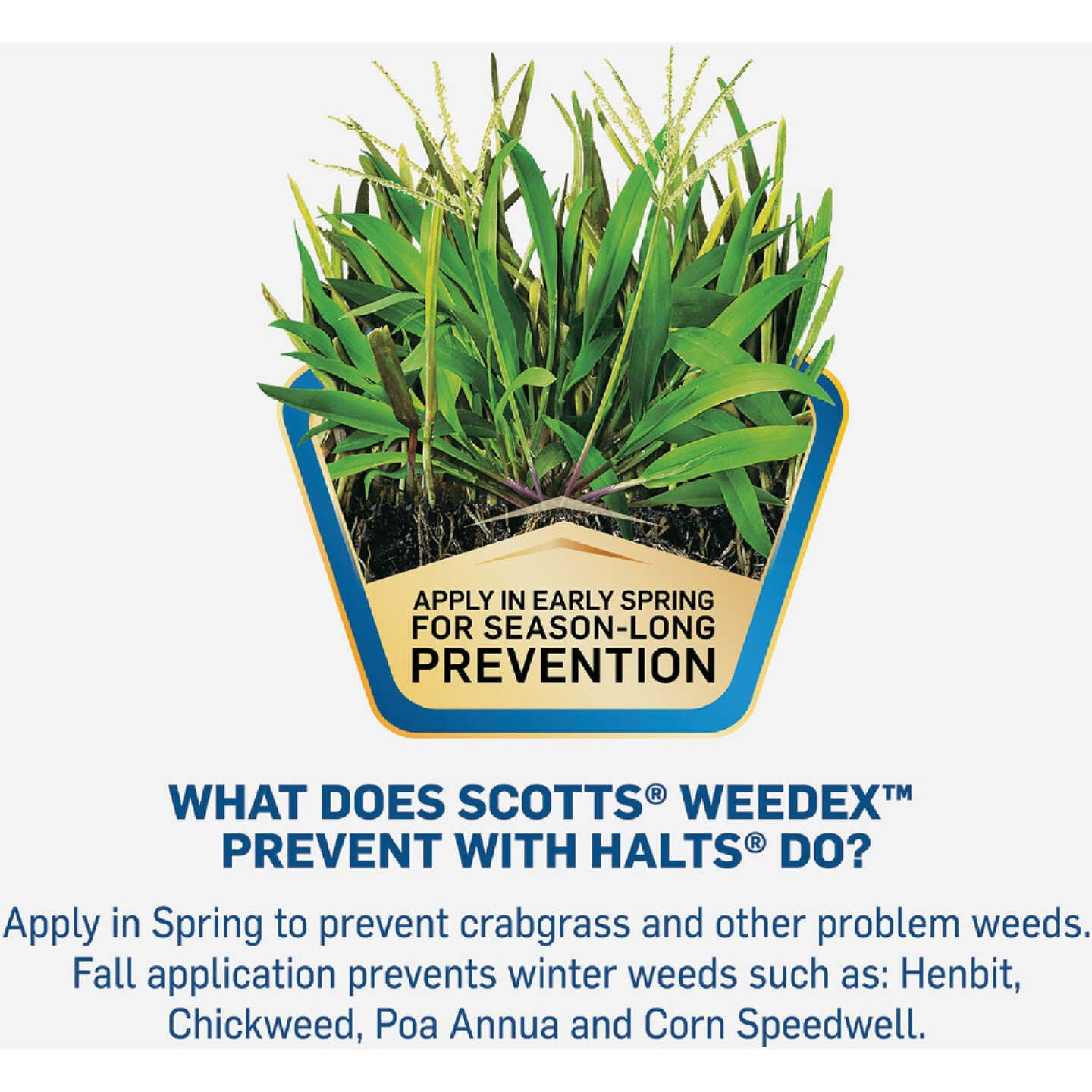 Scotts WeedEx Prevent with Halts 10.06 Lb. 5000 Sq. Ft. Crabgrass Preventer Image 5